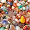 100g Neue 7-9mm Natürliche Bunte Achat Kies Kristall Stein Aquarium Dekoration