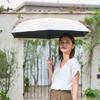 Umbrella That Folds In 3 Heat Light UV for Both Sunny and Rainy Shape Easy To Folding Ribs Turquoise Blue [Moonbat] Seconds, Urawaza, Parasol,
