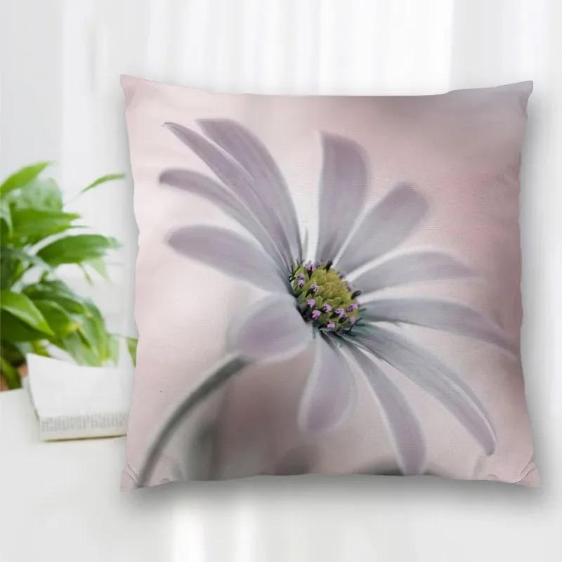Hot Sale Best Gift Floral Daisy Square Decorative Pillowcase