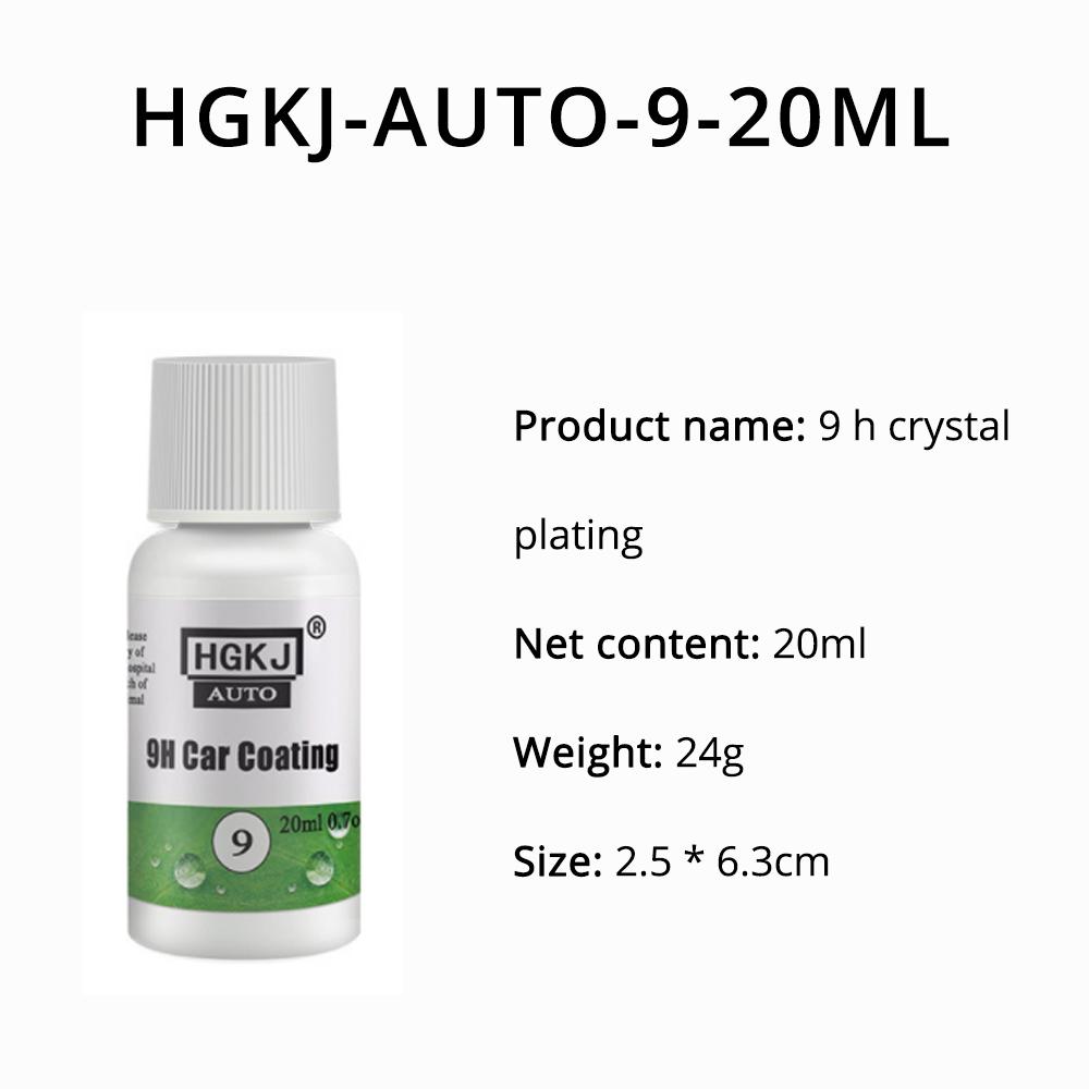 HVIERO-9 20ML-100ML Paint Cleaner Polishe Ceramic Car Coating Sealant Anti Scratch Remover Auto Exterior Care Hydrophobic Wet Wax