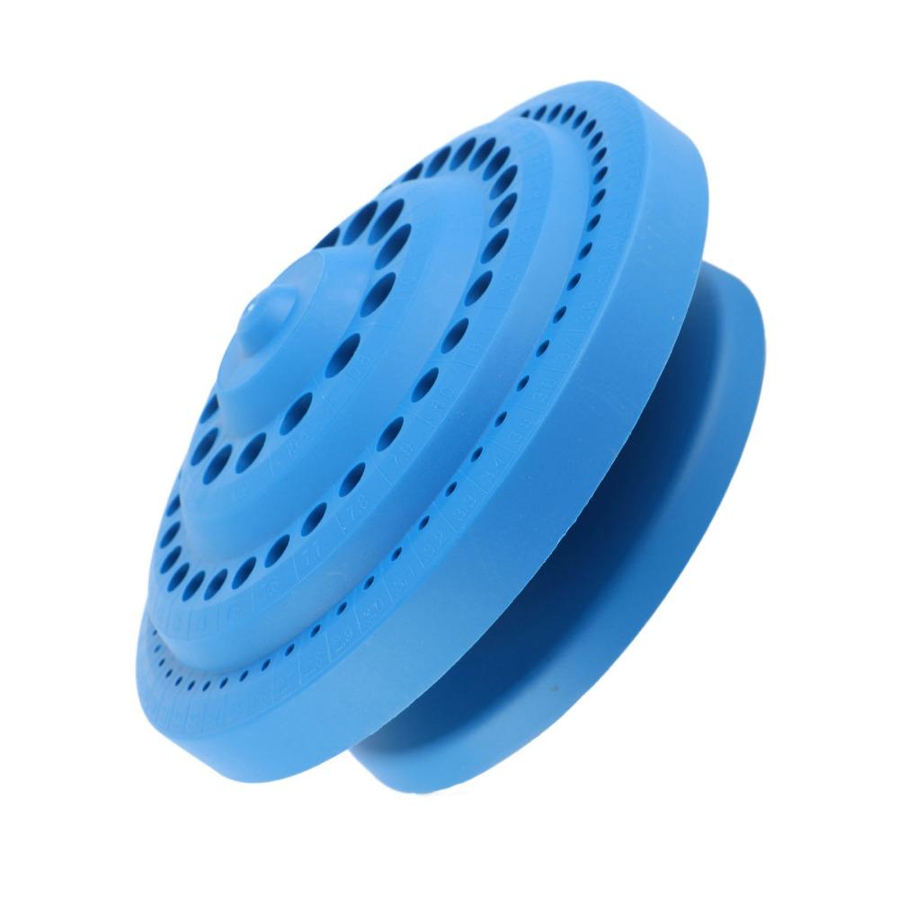 Round Shape Drill Bit Organizer Stand 1-13mm Diameter Drill Bit Storage Box Household Use