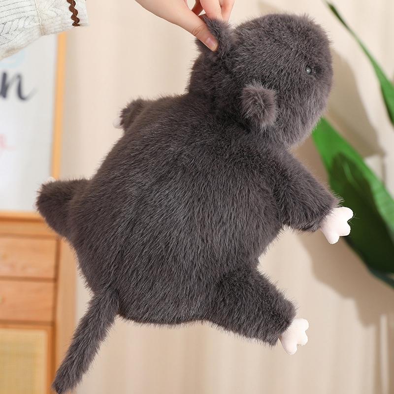 1pc 35-70cm Simulated Mouse Furry Soft Plush Mouse Plushy Doll Stuffed Rat Plush Animal Toys Peluche Mascot Gift Decor