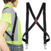 Britischer Stil Leder Hosenträger Retro Hosenträger Clip Einfache Hosenträger für Herren Business