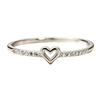 Yun Miao Exquisite Versatile Hollow Heart Fashion Ring