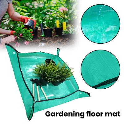 Tapete para Replantio de Plantas de Interior para Transplante e Controle de Sujeira de Terra para Vasos Bandeja de Vasos Portátil Tapete para Plantas Suculentas Ferramentas de Jardinagem de Interior
