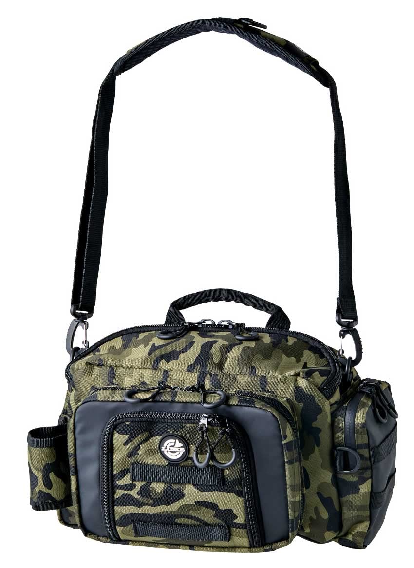 

Gamakatsu Run Gun Hip Bag Camo Black 2.0 LE324#2
