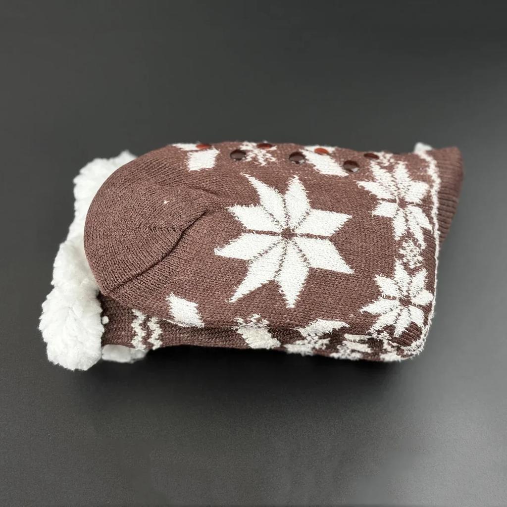 Fuzzy Thermal Socks Women Winter Funny Cat Dog Sloth Cute Kawaii Non Slip Cartoon Sleeping Soft Comfy Female Floor Slippers Sock