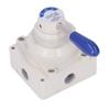 Pneumatic Hand Valve 3 Position 4 Way Aluminum Alloy Rotary Lever Air Flow Control Valves4HV430?20