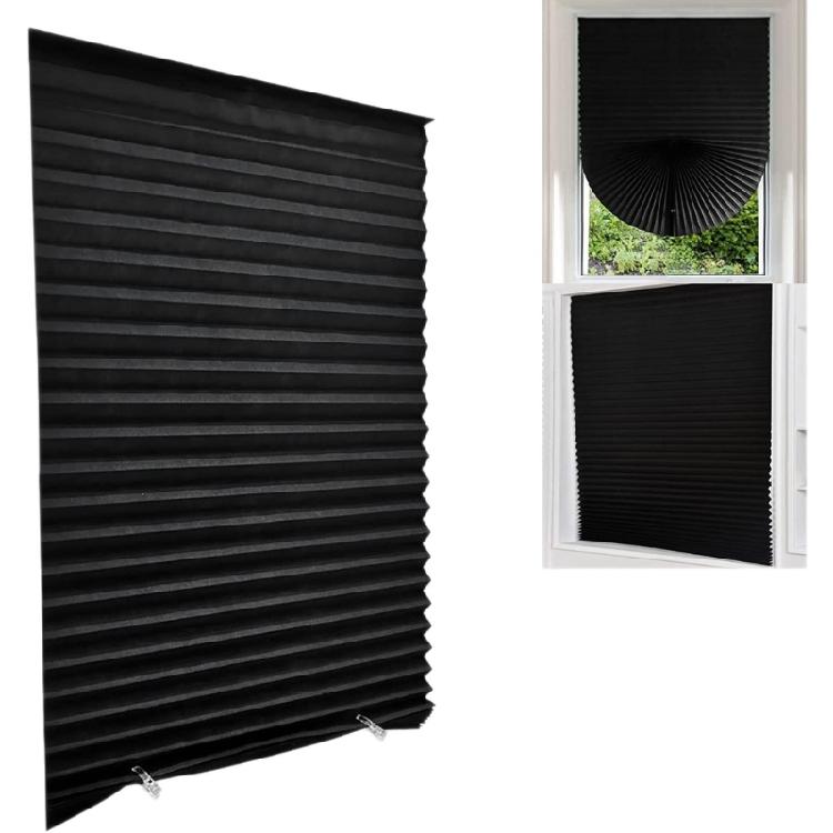 Lightproof Pleated Window Panel For Home And Offices Use Nonwoven Materials Easy To Trim