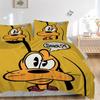3pcs set Pluto1pc of quilt cover+2pcs of pillowcase, no core, print bedding, All Seasons Bedroom Setting013