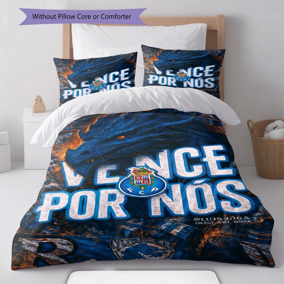 

Dragões logo RugPattern Bedding Quilt Set Quilt Cover Pillowcase Home Decoration Birthday Gift (1 * duvet cover + 2 * pillowcase, without core) 135x200cm