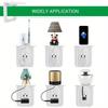 Household Wall Mount Switch Socket Rack ABS Power Outlet Shelf for Home Barthroom Storage Mobile Phone Charging Rack Holder