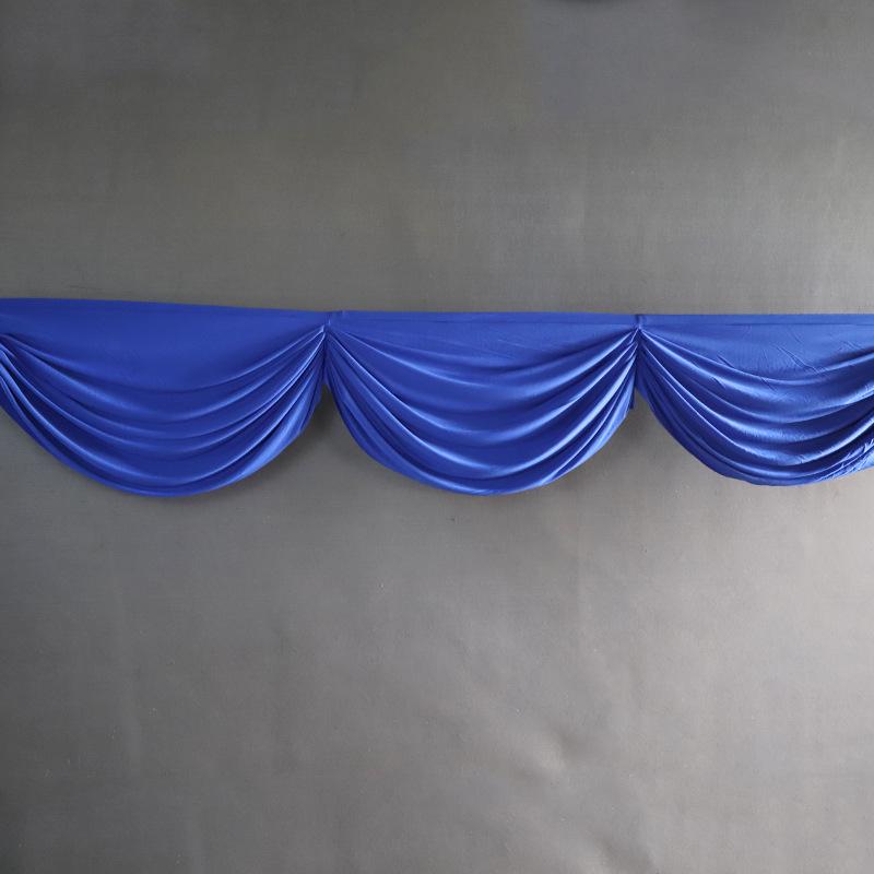 

Свадебный сценический фон с ламбрекеном: Плотные шторы из молочного шелка для лестничных перил и украшения ювелирного магазина. 1 Meter Length Price