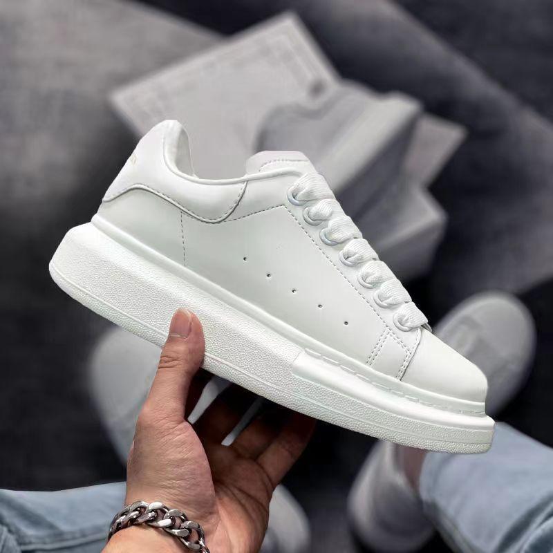New McQueen Shoes Platform Heightening Board Shoes Casual Shoes Breathable Couple Shoes