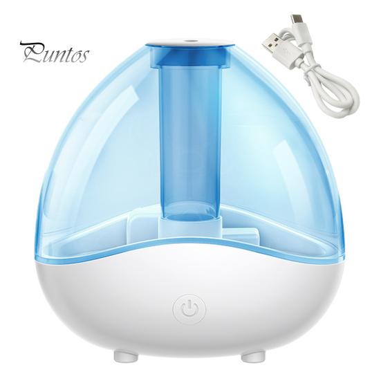 Ultrasonic Mist Humidifier 1.5L Quiet Air Humidifiers with Light Rotatable Desk Humidifiers Essential Oil Diffuser for Baby Nursery Office Plants