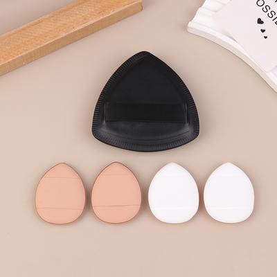 Triunghi negru machiaj Puff 7Pcs/Set plat-cap fundație pensulă curățător mini deget burete anticearcan pernă de aer instrument