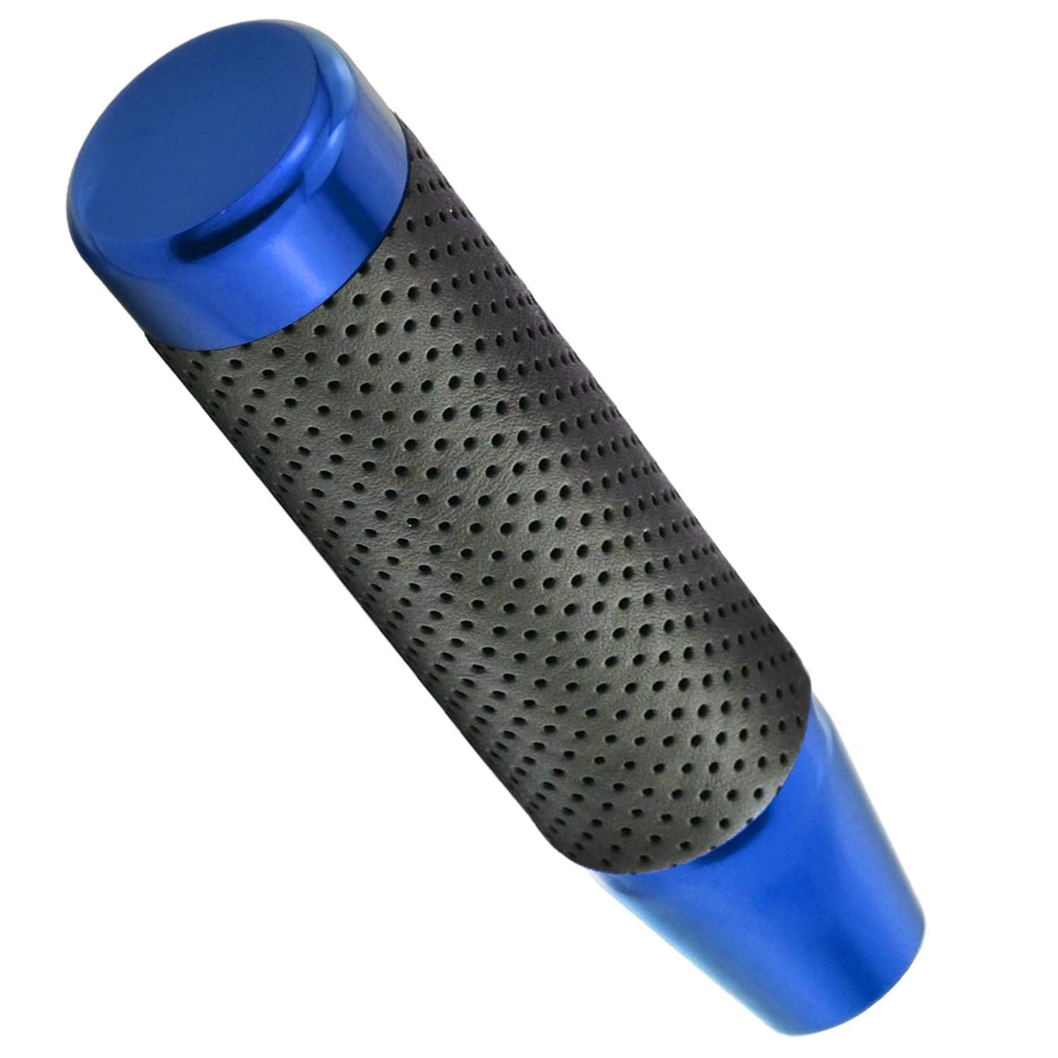 

Lunsom 130mm Shift Knob Aluminum Alloy Car Shift Lever Shift Knob PU Leather for Auto and Manual Car (Blue) синий