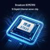 PERCKO 10G PCIe X8 Dual SFP+ Fiber Optic Server Network Card (CN Version)