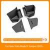 TPE Car Trunk Side Storage Box for Tesla Model Y Juniper 2025+ Trunk Organizer Cover Pad Divider Storage Space Decoration Parts