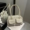 Women Retro Fashion Large Capacity Armpit Tote Daily Commuter Shoulder Bag