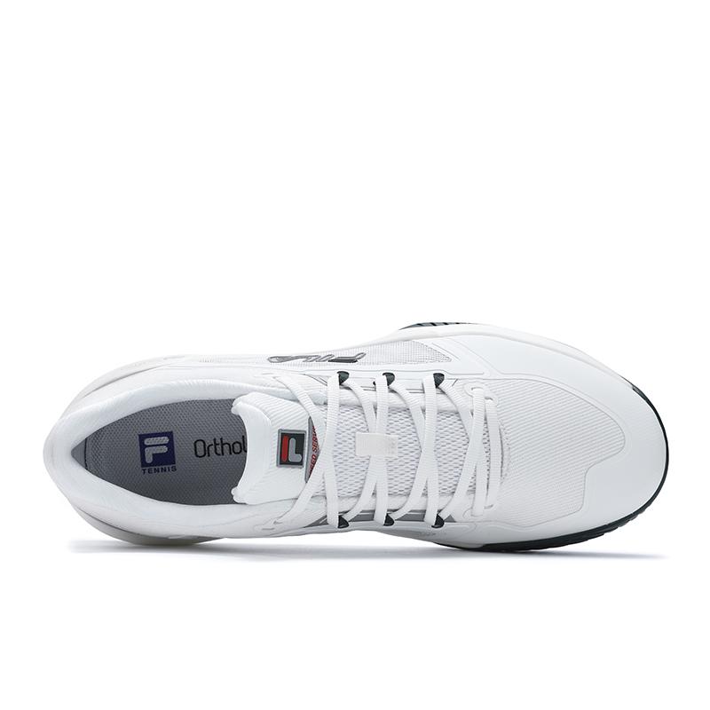 New FILA Cushioning Wear-Resistant Low-Top Training Shoes Men's Outstanding White A12M511507FBW