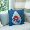 Cartoon M-Myaku-Myaku Personalized Pillow Dust Cover Bedroom Kids Party Decoration Pillowcase Birthday Children Gift