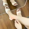2024 Shoes for Women Open Toe Women's Slippers Fashion Dress Slippers Women Square Toe Thin Heels Plus Size Women's Sandals