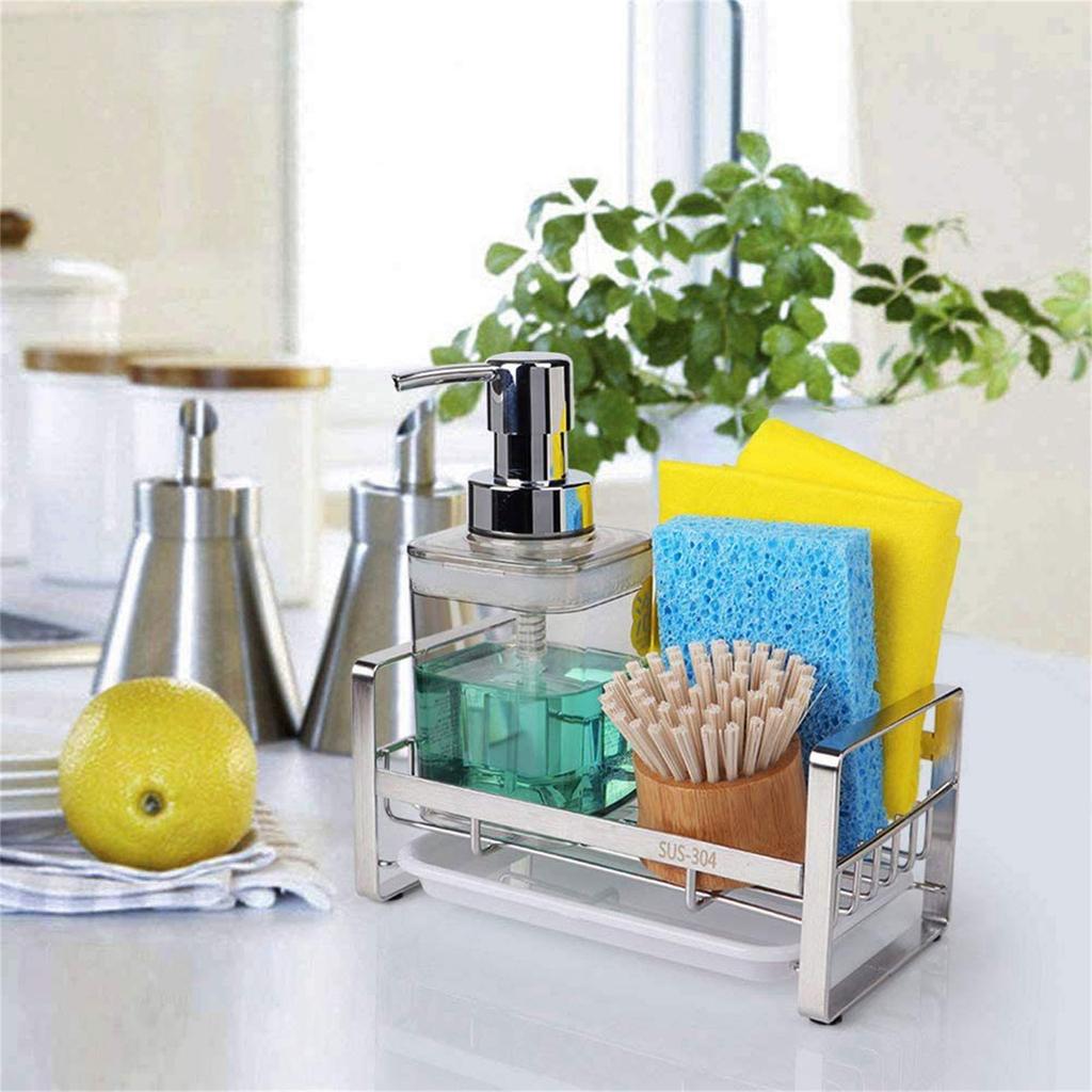 Creative Kitchen Cloth Holder Convenient Storage Rack Sink Accessory Kitchen Drainer Organizer for Cleaning Supplies