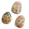 Sewing Patchwork Felt Fabric Cottage House with Sewing Supplies For Adult Beginner Handmade Craft and Home Decoration