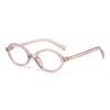 Y2K Oval Anti Blue Light Blocking Glasses Women's Clear Anti Radiation Filter Glasses Anti Radiation Eyeglass