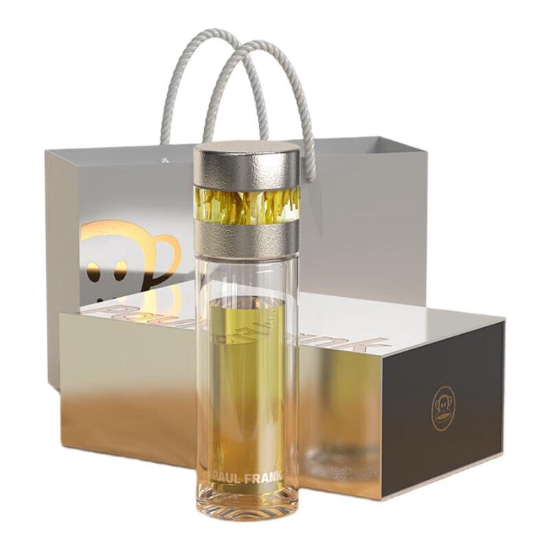 Paul Frank Double-Wall Titanium Glass Tea & Water Bottle