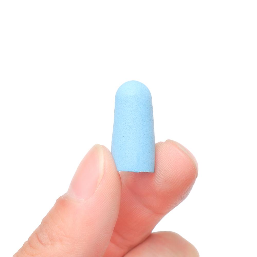 Couleur aléatoire Confort Voyage Anti-bruit Rebond Souple Oreillettes Mousse de Polyuréthane Bouchons d'oreilles coniques