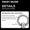 CRAZY SHARK 20pcs Ball Bearing High Strength Stainless Steel Lure Corrosion for Saltwater Stream and Swivels, Swivels, Swivels, Resistant, Fishing,