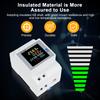 6 in 1 Digital Single Phase Energy Meter Tester Din Rail AC Monitor Voltage Current Power Factor Active KWH 100A Electricity Usage Monitor