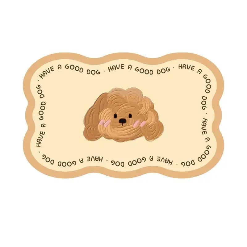 Adorable Bear Pattern Rug Non Slip Absorbent Quick Drying Easy To Clean Bathroom Decor Rug Home Decoration