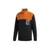 Neo Pokemon Half-Zip Stehkragen Spliced Pullover Sweatshirt Herren Sweatshirt Schwarz FU3916