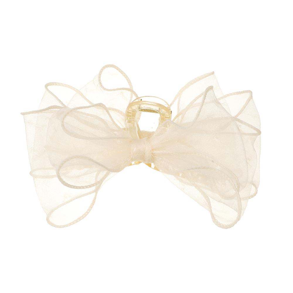 Large Mesh Bow Hair Clips Hairpin Fashion Hair Accessories Hair Claw For Women Girl