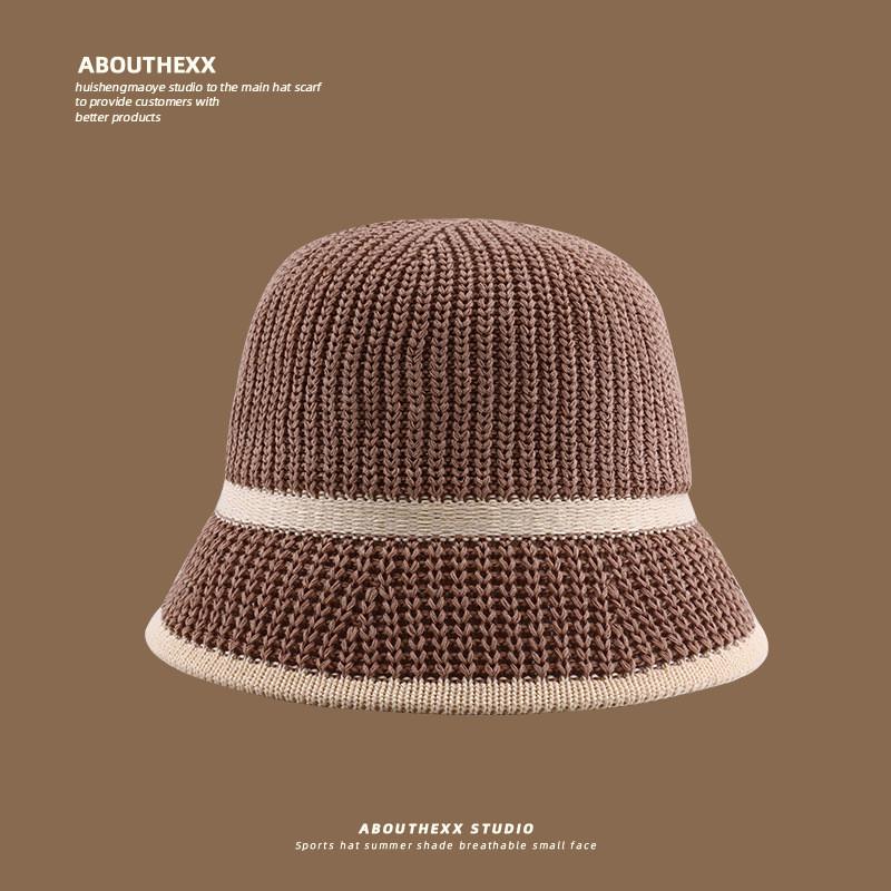 Summer Breathable Straw Hat With Wide Brim And Mesh Design For Beach And Sun Protection