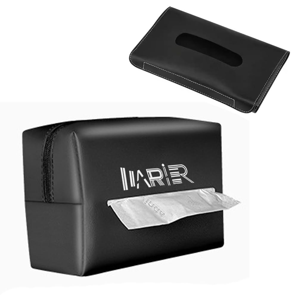 Harrier Tissue Case Car Tissue Cover Hanging for Toyota Harrier One Size чёрный