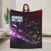 Robot Murder Drones V Uzi  Blanket Quality Super Warm  Bedding Throws Winter Airplane Travel Couch Chair Comfortable Bedspread