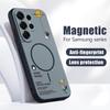 Hanging Astronaut Case For Samsung Galaxy S26 Ultra S25 Edge S24 Plus S23 FE S22 A54 A55 A56 5G Magnetic For Magsafe Cover Funda