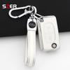 Tpu Car Folding Key Case Cover For Citroen C2 C3 C4 C5 C6 Xsara Berlingo For Peugeot 207 307 308 407 607 807 Holder Fob Keychain
