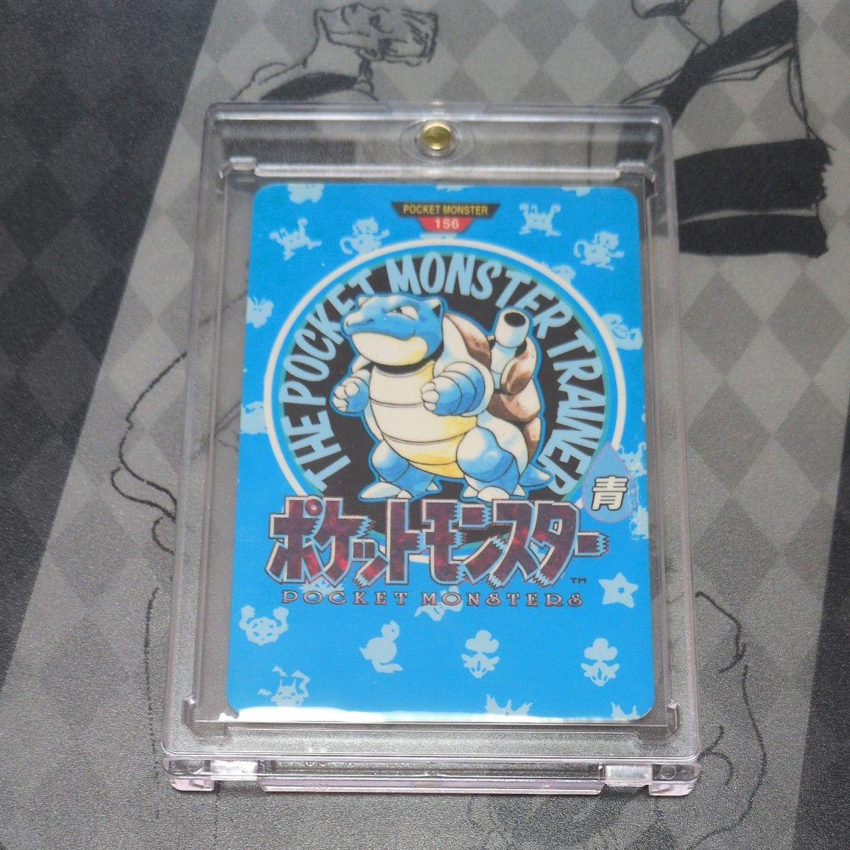 Used Pokemon Carddass Map Blue Blastoise 156