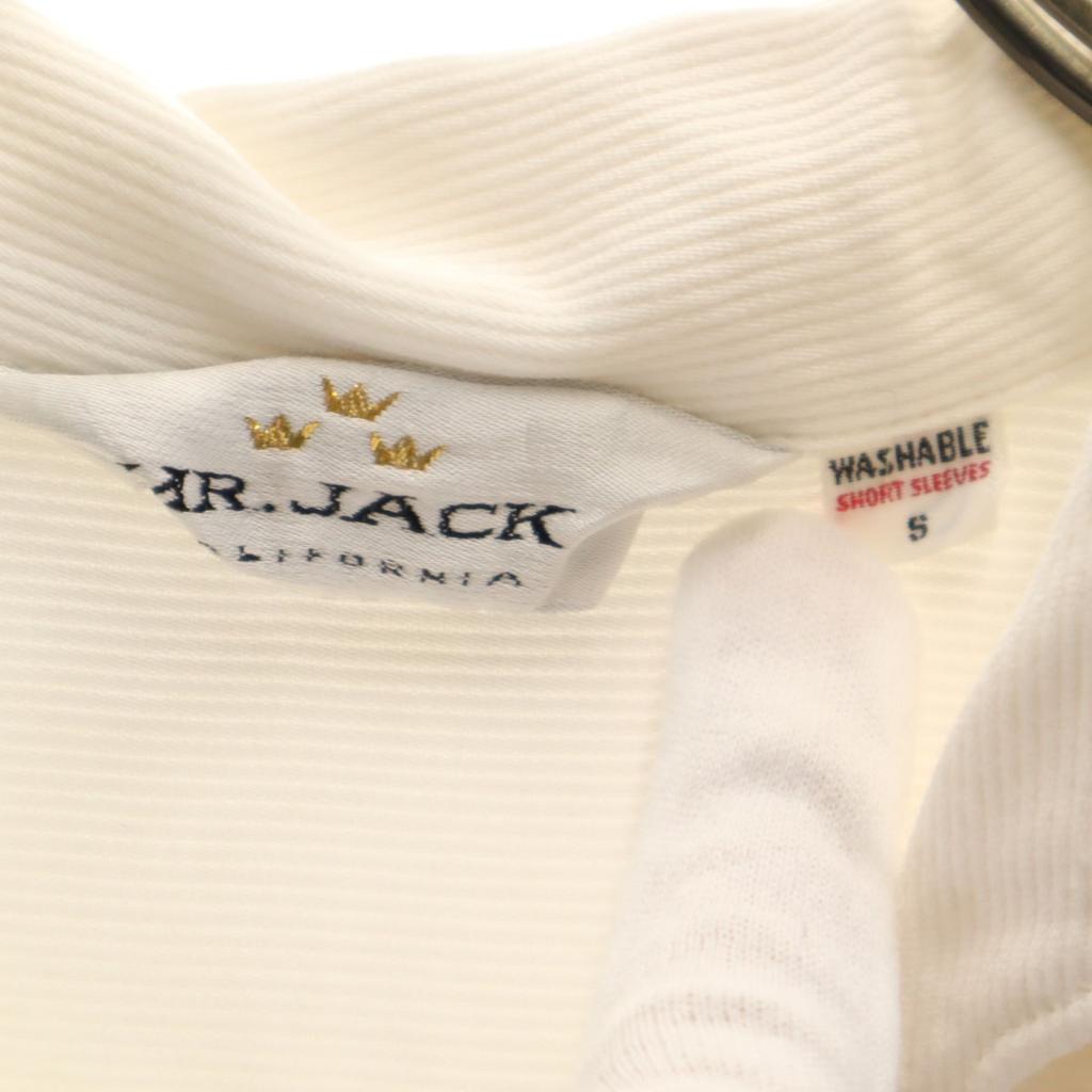 MR.JACK Camisa Vintage Italiana de Color de los Años 50 60 de Manga Corta con Cuello Abierto S de Hombre Usada