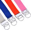 50 Pieces Key Fob Hardware Key Chain Fob Wristlet Hardware With Key Ring For Lanyard