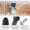 High Carbon Steels Converter for Transforming SDSPlus to SDSMax Rotary Hammer Drill Adapter Bit Shank Quick Tool