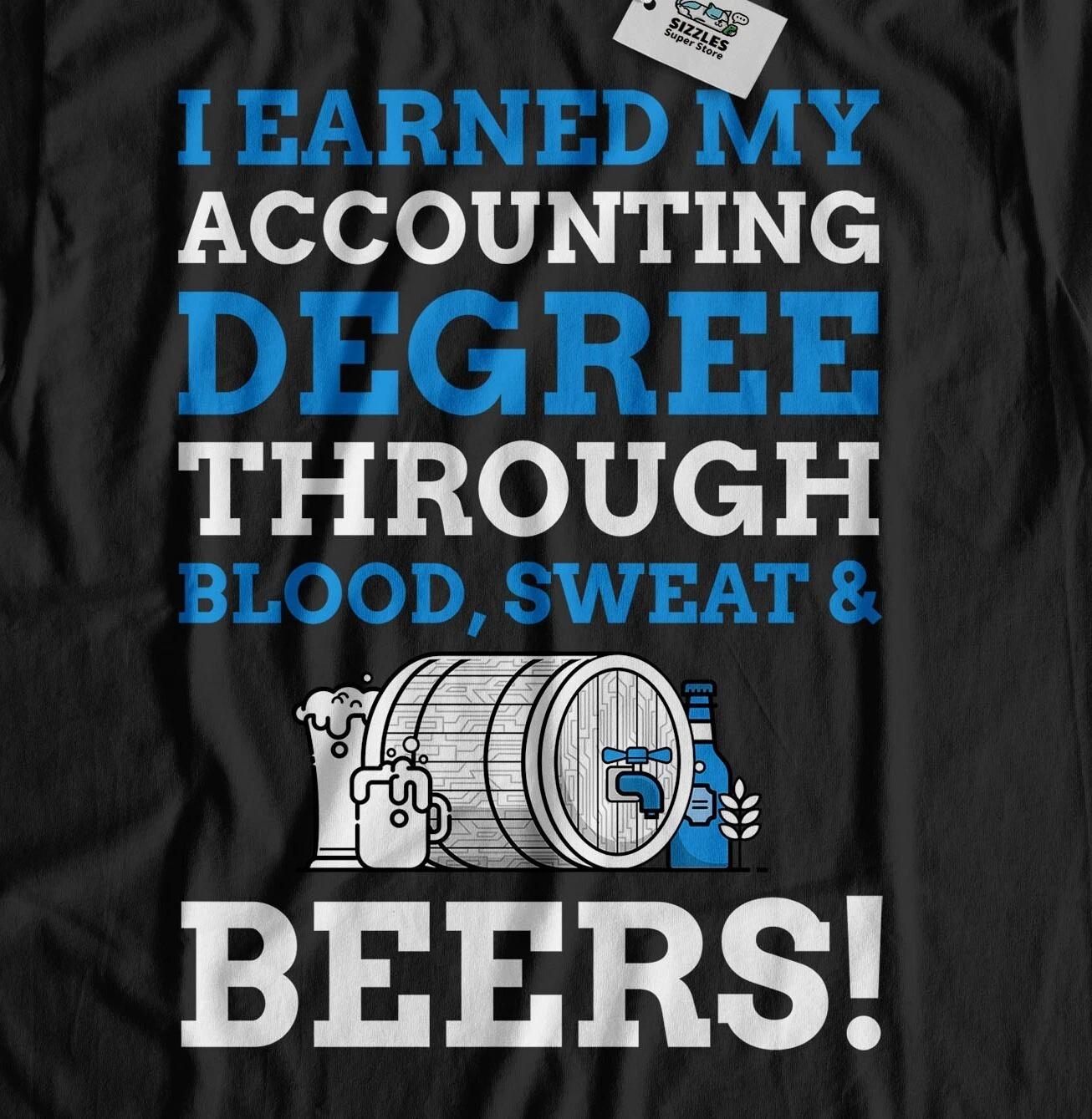 Unisex Funny Accounting Degree T-Shirt Accountant Graduate Gifts M