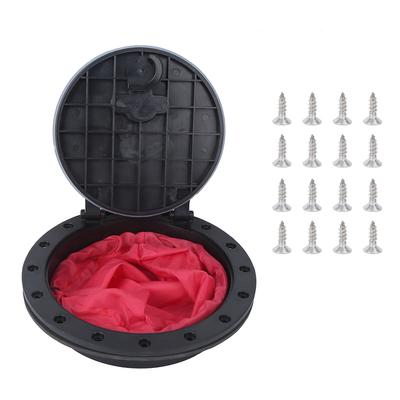 8IN Standard Round Canoeing Compartment Cover Kit ABS Plastic Access Cover Fishing Boat Accessory