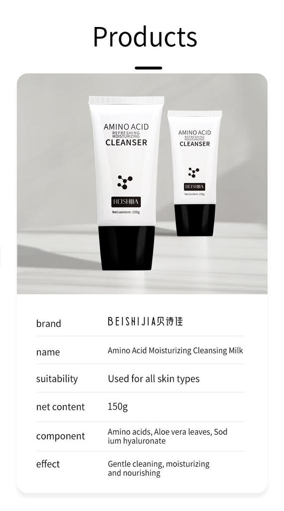 Maximum Strength Amino Acid Foaming Cleanser – Moisturizing Face & Body Wash for Acne-Prone Skin, Clears, Treats & Prevents Breakouts