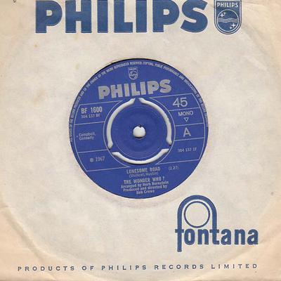 7inch Record WONDER WHO? / FOUR SEASONS - Lonesome Road / Around And Around BF1600 Philips 1967 UK Soul/Funk Used